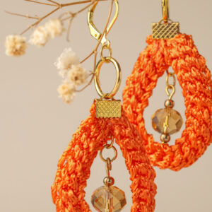 pendientes naranja